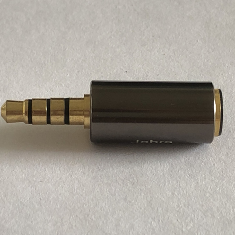Třístupňová zásuvka pro sluchátka bez pájky 2,5 mm stereofonní zvuková zástrčkana kabel adaptéru terminálu 3P